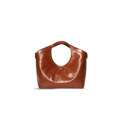 CUCCL GIGLIO LARGE TOTE BAG IN DARK BROWN LEATHER 853971(60*47*16CM)